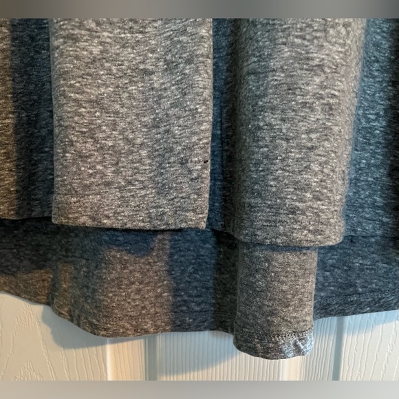 Grey Long Sleeve Cotton Shirt with Cut Out Detail & Tie On Sleeve SZ XXL - Picture 3 of 7